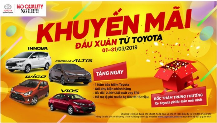 Toyota Việt Nam Giới Thiệu 03 mẫu xe hoàn toàn mới khuyến mãi lớn trong tháng 3